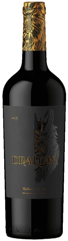 Bodega Estancia Mendoza Dralion Malbec-Syrah 2015 Front Bottle Shot