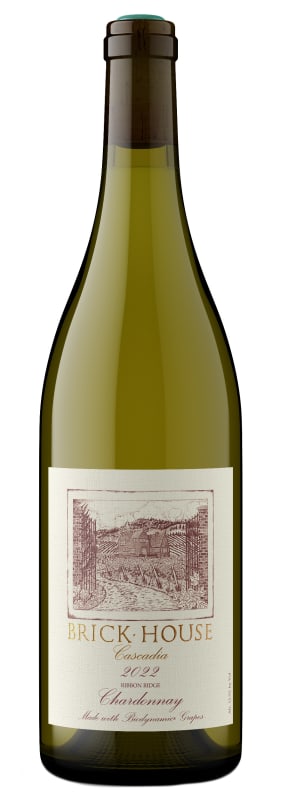 Brick House Cascadia Chardonnay 2022 Front Bottle Shot