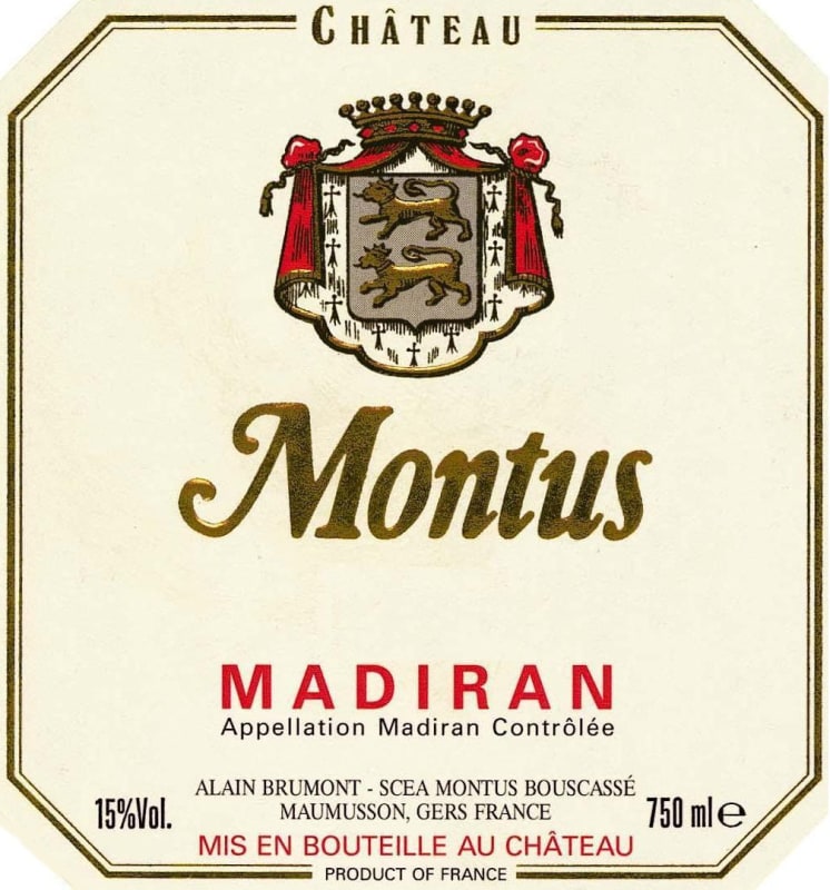Chateau Montus Madiran 2005 Front Label