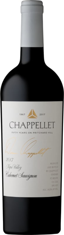 Chappellet Signature Cabernet Sauvignon 2017 Front Bottle Shot