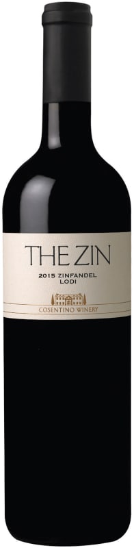 Cosentino The Zin 2015 Front Bottle Shot