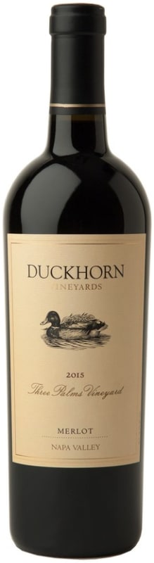 Duckhorn Three Palms Merlot (3 Liter Bottle) 2015 Front Bottle Shot