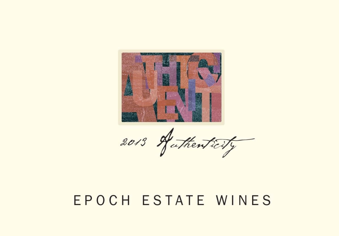 Epoch Authenticity Red 2013 Front Label