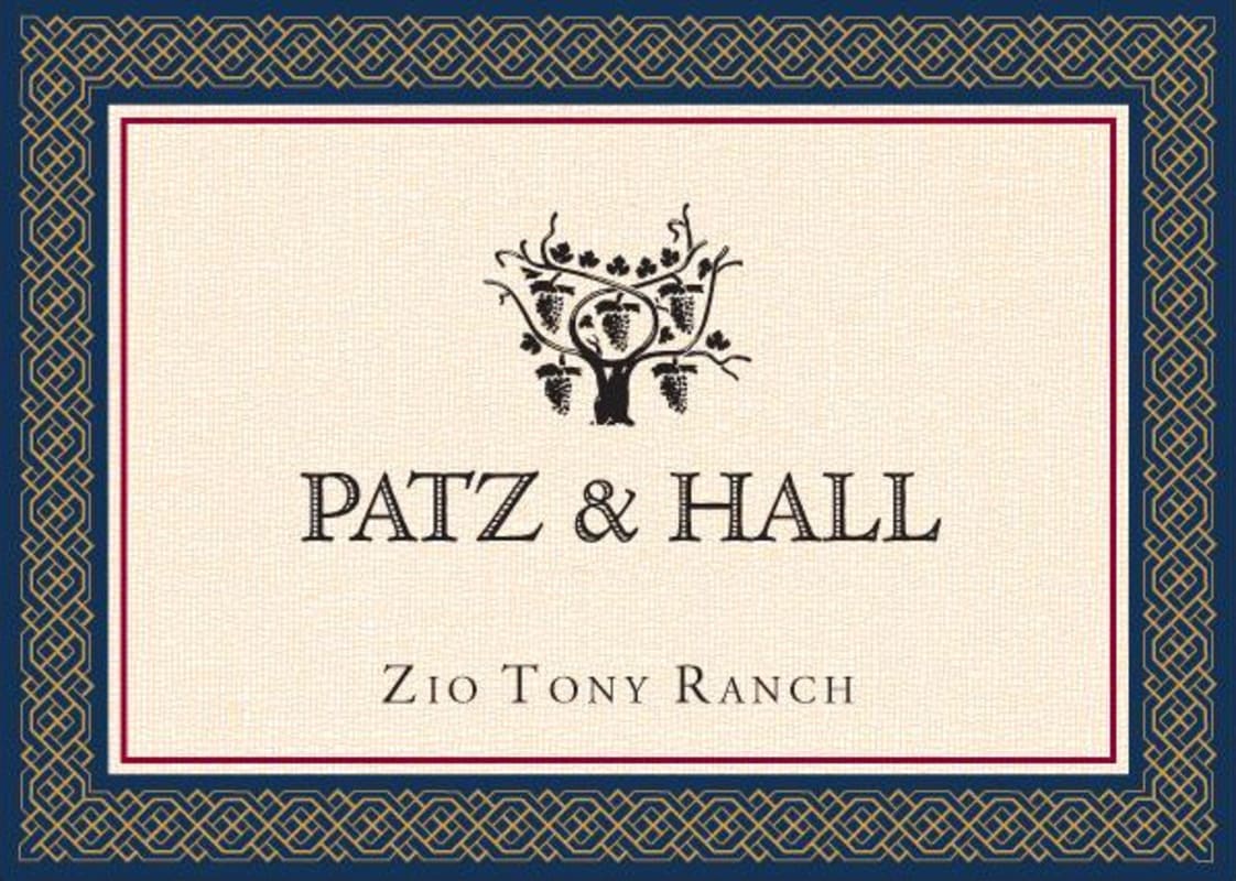 Patz & Hall Zio Tony Ranch Chardonnay 2014 Front Label