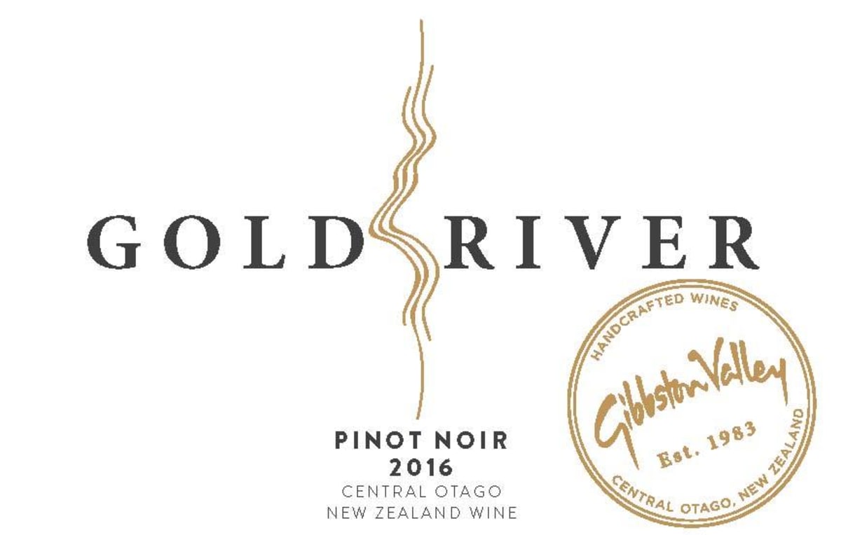 Gibbston Gold River Pinot Noir 2016 Front Label