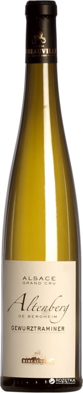 Cave de Ribeauville Gewurztraminer Altenberg Grand Cru 2015 Front Bottle Shot