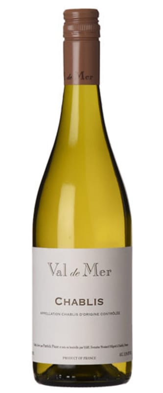 Val de Mer by Patrick Piuze Chablis 2022 Front Bottle Shot