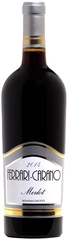 Ferrari-Carano Merlot 2014 Front Bottle Shot