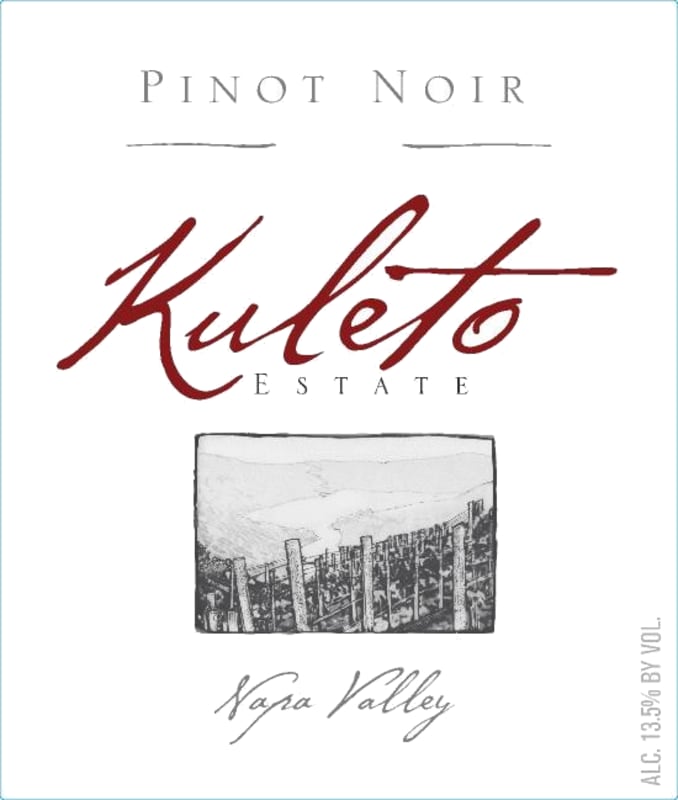 Kuleto Estate Pinot Noir 2013 Front Label