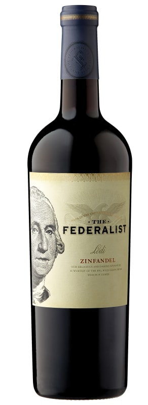 The Federalist Lodi Zinfandel 2018 Front Bottle Shot