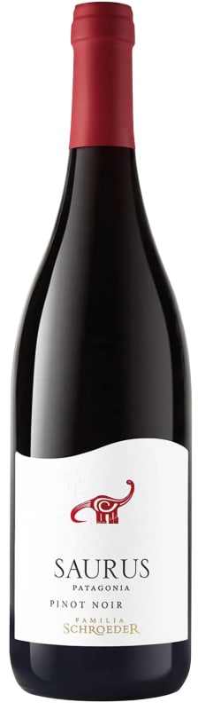 Familia Schroeder Saurus Pinot Noir 2023 Front Bottle Shot