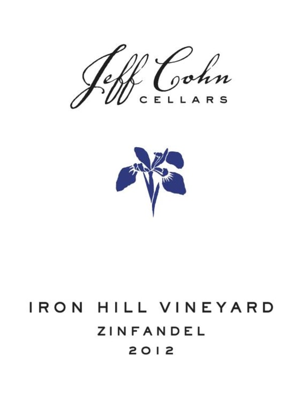 Jeff Cohn Cellars Iron Hill Vineyard Zinfandel 2012 Front Label