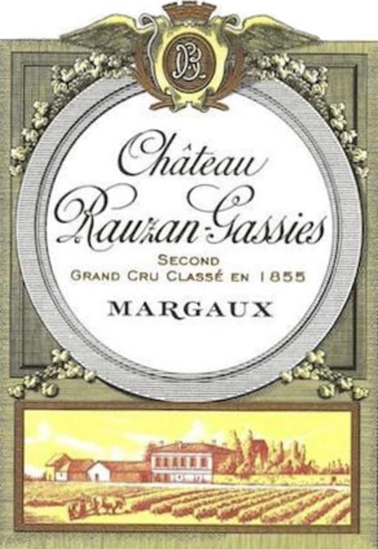 Chateau Rauzan-Gassies Marguax 2015 Front Label