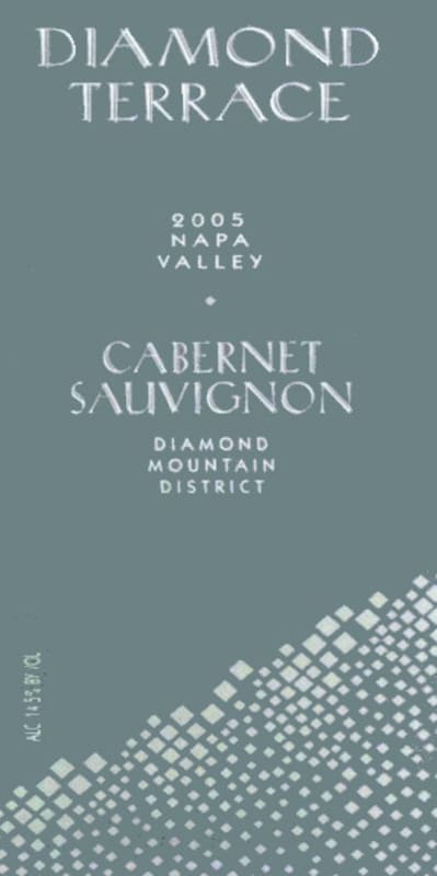 Diamond Terrace Diamond Mountain District Cabernet Sauvignon 2005 Front Label