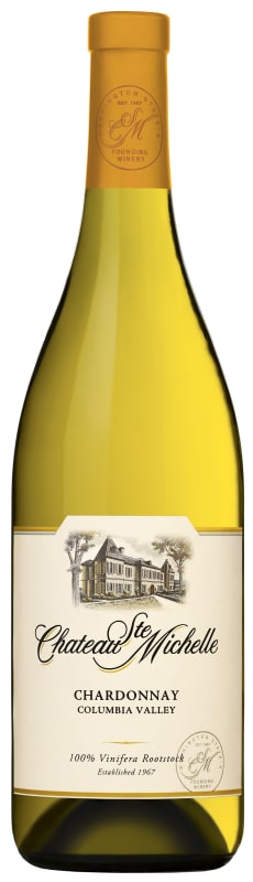 Chateau Ste. Michelle Columbia Valley Chardonnay 2016 Front Bottle Shot
