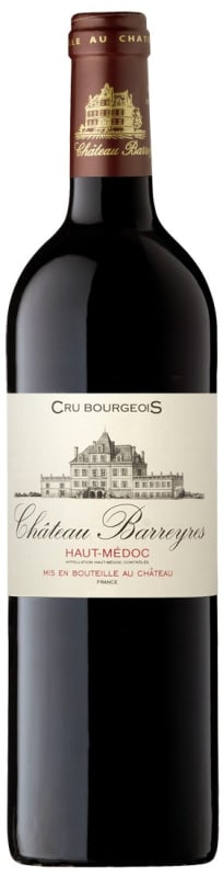 Chateau Barreyres 2016 Front Bottle Shot