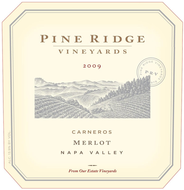 Forefront by Pine Ridge Carneros Merlot 2009 Front Label