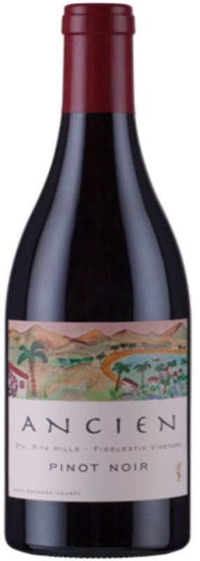 Ancien Wines Fiddlestix Vineyard Pinot Noir 2014 Front Bottle Shot