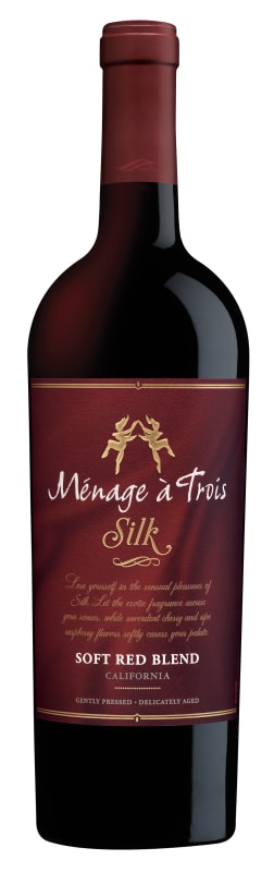 Menage a Trois Silk Soft Red Blend 2022 Front Bottle Shot