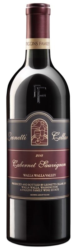 Leonetti Cabernet Sauvignon 2018 Front Bottle Shot