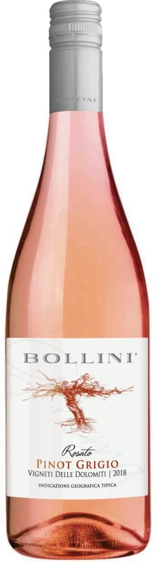 Bollini Pinot Grigio Rosato 2018 Front Bottle Shot