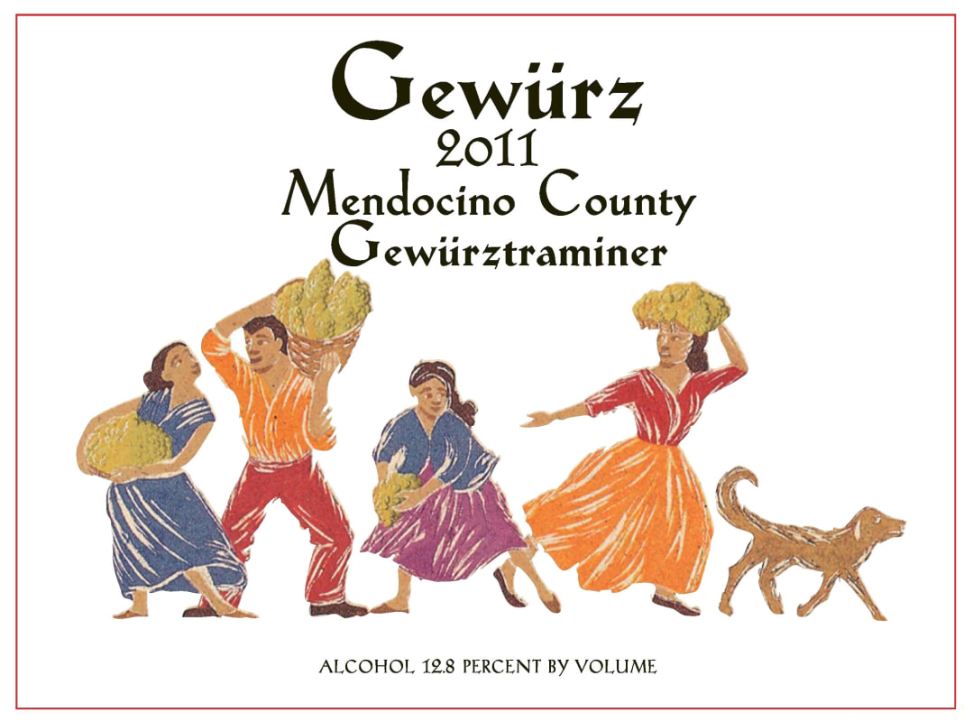 Alexander Valley Vineyards Gewurztraminer 2011 Front Label