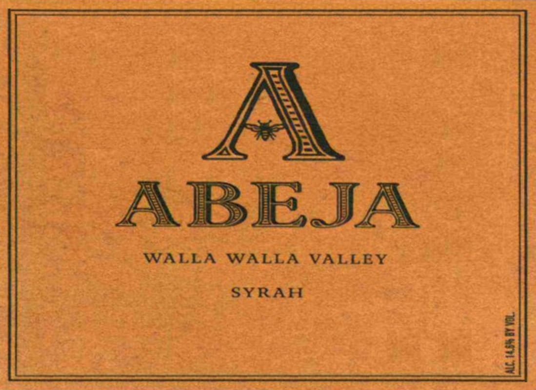 Abeja Syrah 2014 Front Label