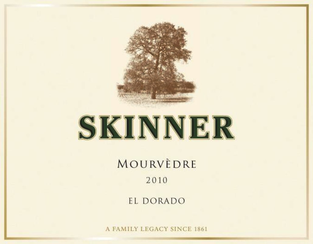 Skinner Mourvedre 2010 Front Label