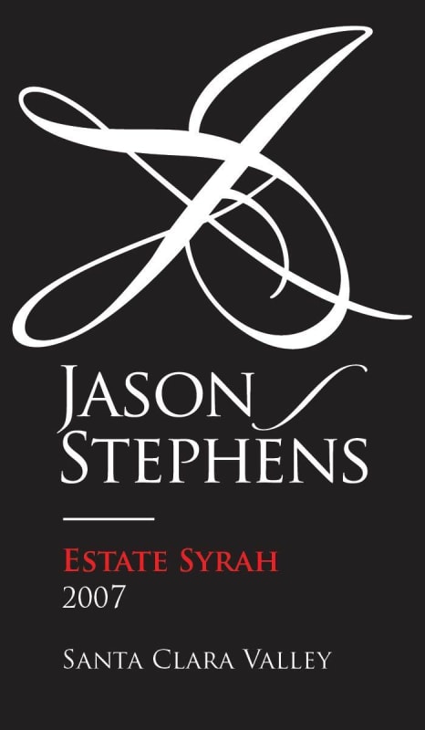 Jason-Stephens Estate Syrah 2007 Front Label