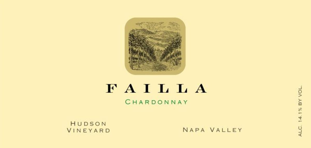 Failla Hudson Vineyard Chardonnay 2015 Front Label