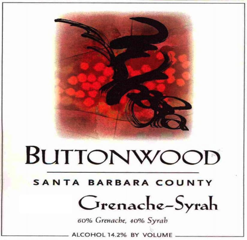 Buttonwood Farms Grenache-Syrah 2011 Front Label