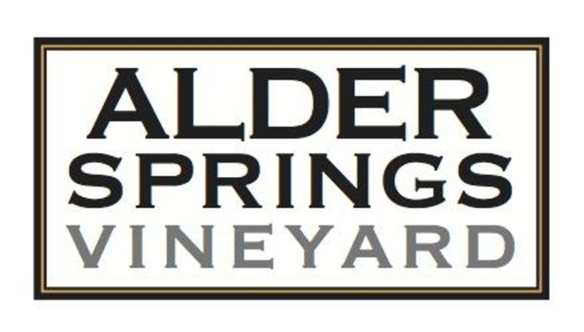 Alder Springs Vineyard Syrah 2009 Front Label