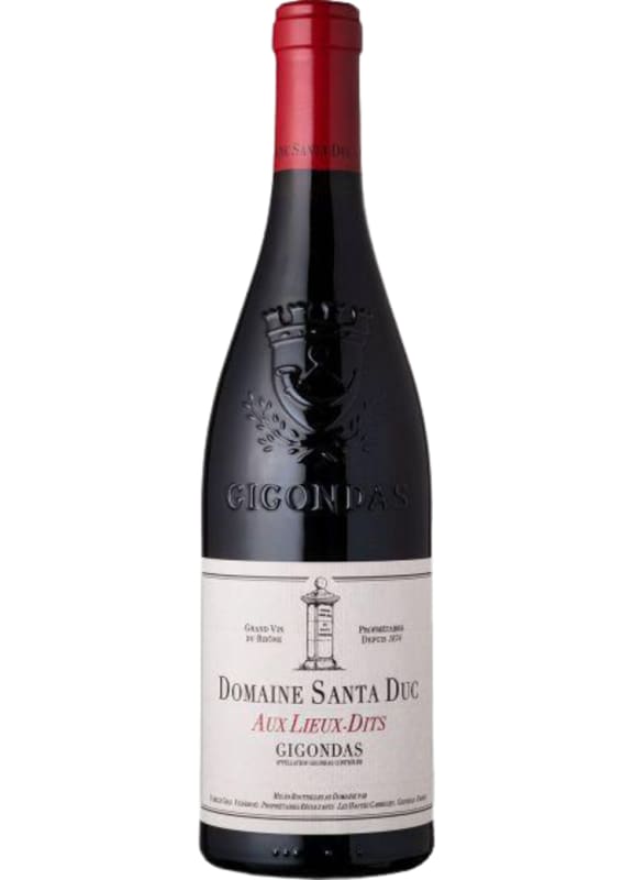 Domaine Santa Duc Aux Lieux Dits Gigondas 2020 Front Bottle Shot