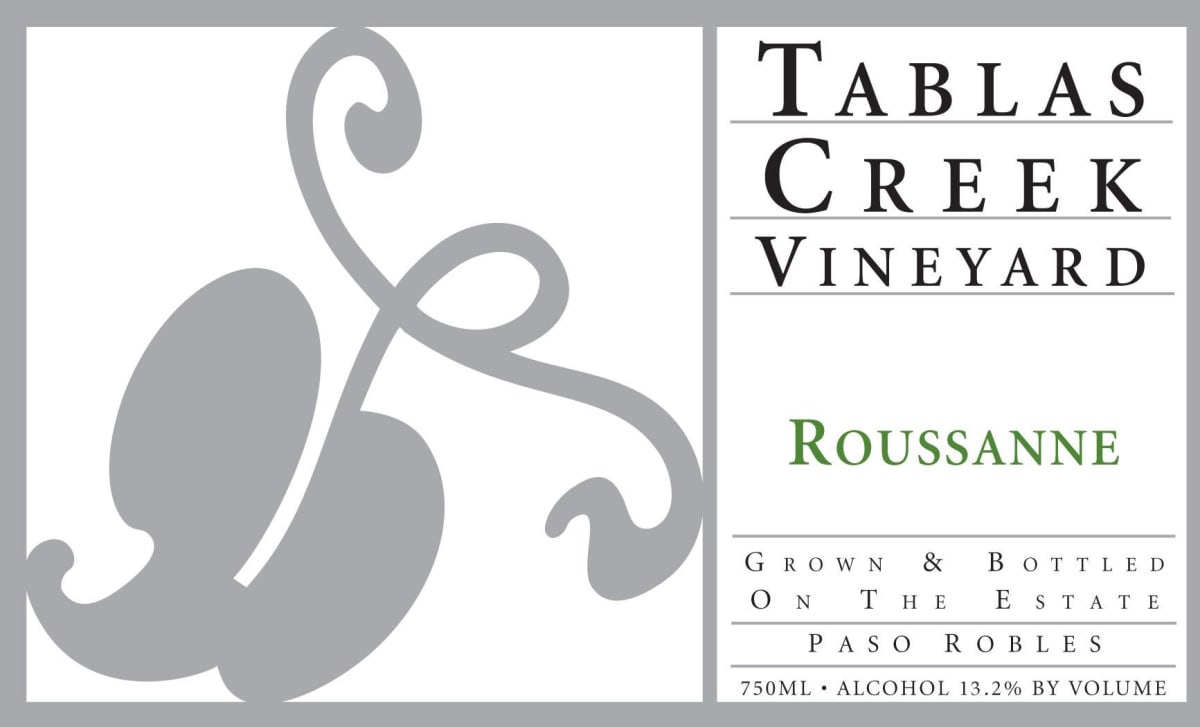 Tablas Creek Roussanne 2009 Front Label