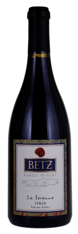 Betz Family Winery La Serenne Syrah 2017 Front Bottle Shot