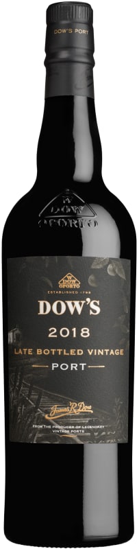 Dow's Late Bottled Vintage 2018 Front Bottle Shot