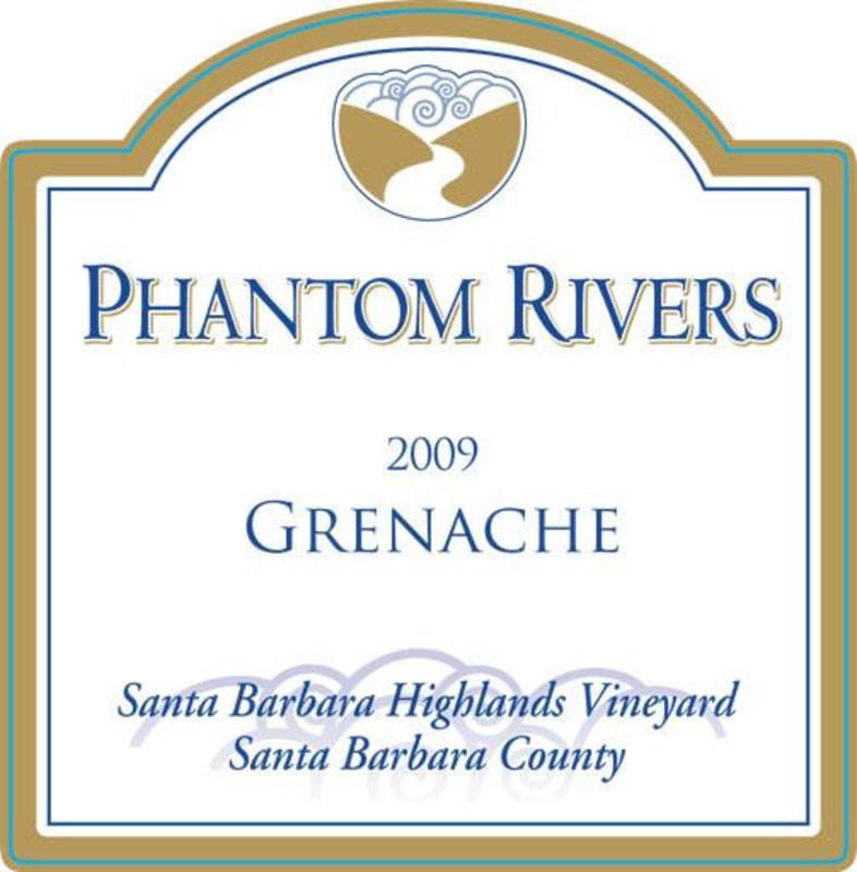 Phantom Rivers Wine Santa Barbara Highlands Vineyard Grenache 2014 Front Label