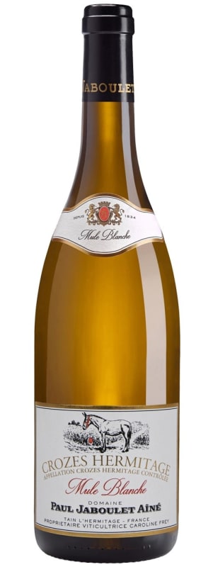 Jaboulet Crozes Hermitage Domaine Mule Blanche 2020 Front Bottle Shot