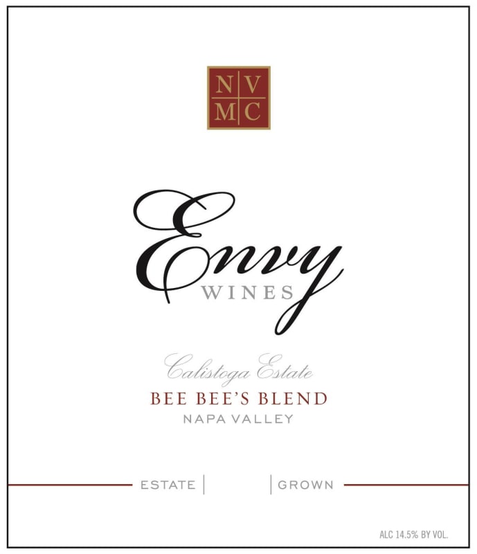 Envy Wines Bee Bee's Blend Red 2014 Front Label