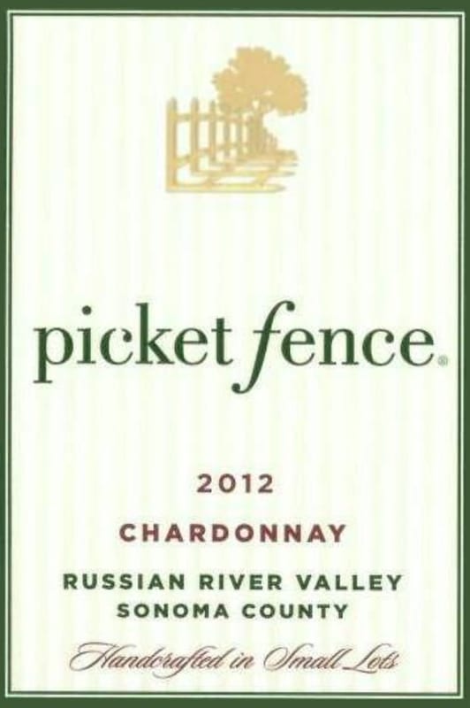 Picket Fence Russian River Chardonnay 2012 Front Label
