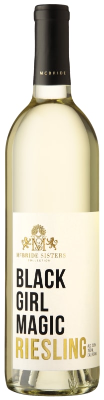 McBride Sisters Black Girl Magic Riesling 2018 Front Bottle Shot