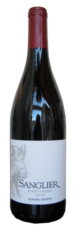 Sanglier Cellars River Tusque Pinot Noir 2014 Front Bottle Shot
