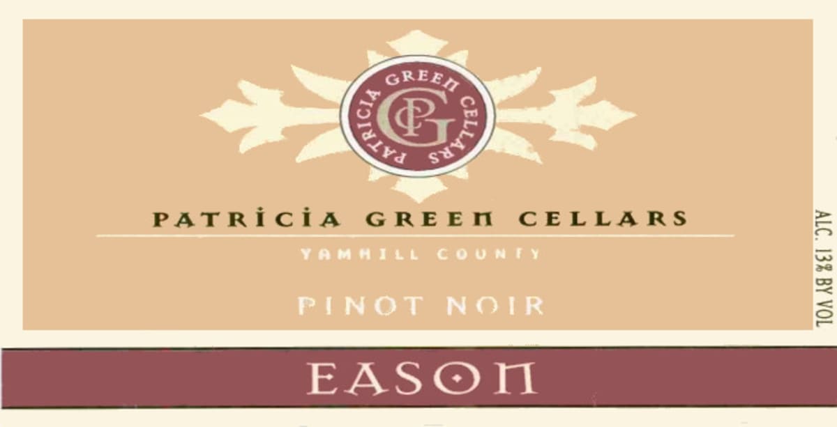 Patricia Green Eason Pinot Noir 2008 Front Label