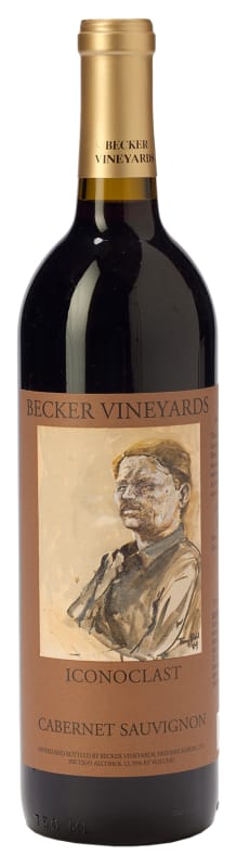 Becker Vineyards Iconoclast Cabernet Sauvignon 2019 Front Bottle Shot