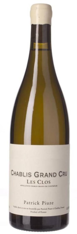 Patrick Piuze Chablis Les Clos Grand Cru 2018 Front Bottle Shot