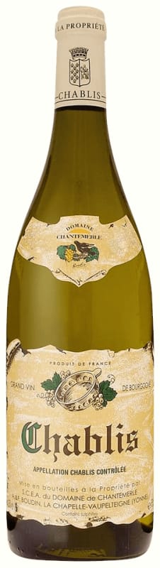 Domaine de Chantemerle Chablis 2021 Front Bottle Shot