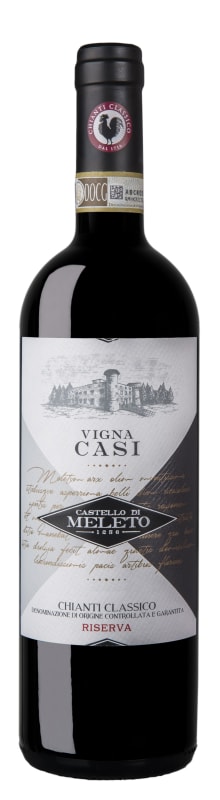 Castello di Meleto Vigna Casi Chianti Classico Riserva 2016 Front Bottle Shot