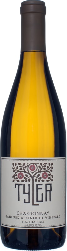 Tyler Winery Sanford and Benedict Chardonnay 2016 Front Bottle Shot