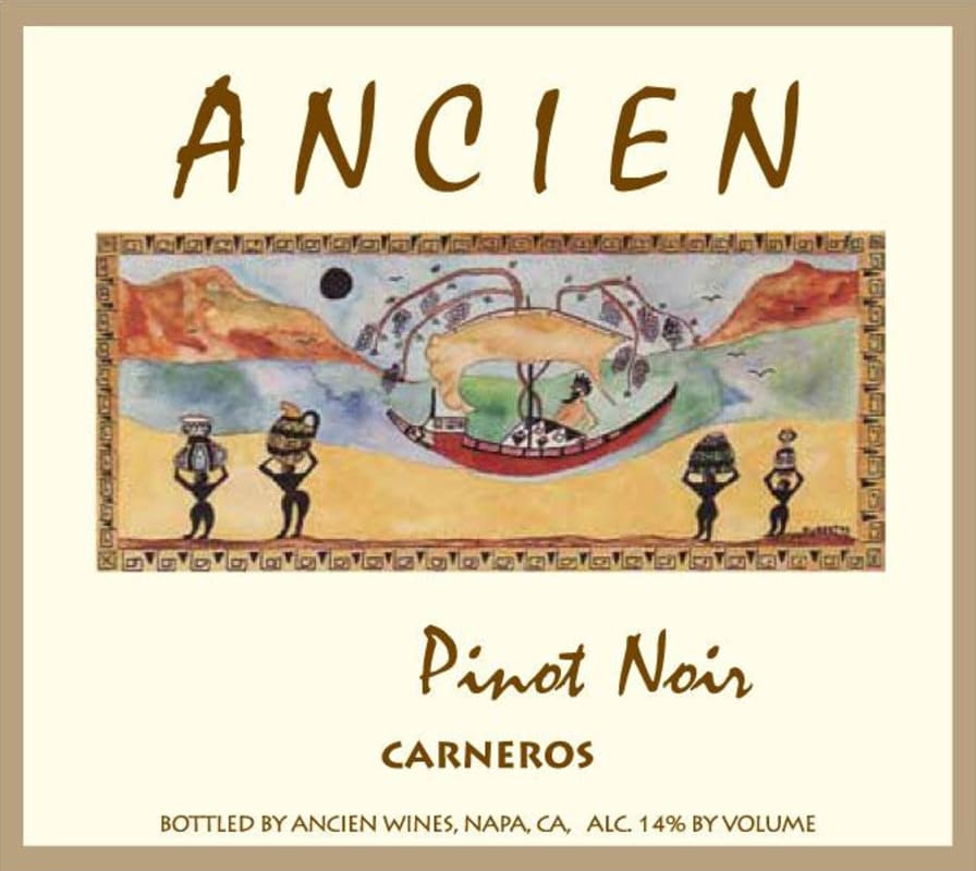 Ancien Wines Carneros Pinot Noir 2007 Front Label