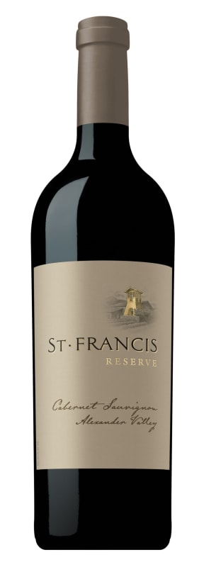 St. Francis Reserve Cabernet Sauvignon 2021 Front Bottle Shot